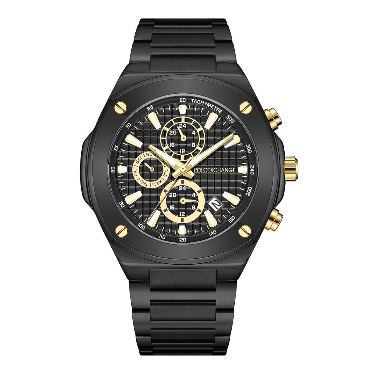 MONTRE POLOEXCHANGE HOMME M.FONCTION ACIER